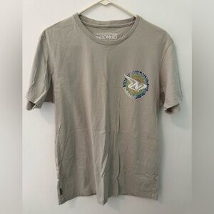 Onbongo Men's Graphic Tee, Round Neck, Short Sleeve, Size M
